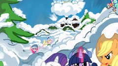 Winter angels rarity spike my little pony rainbow dash twilight 