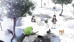 Winter Animals Anime