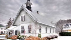 Winter architecture churches HDR Photography