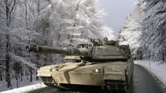 Winter Army tanks
