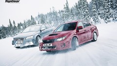 Winter Audi top gear Subaru WRX Audi RS3 Sportback