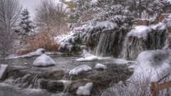 Winter autumn HDR Photography