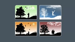 Winter autumn summer emo