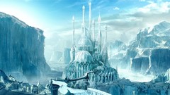 Winter Castles buildings cityscapes cathedrals