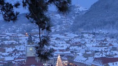 Winter cities Brasov