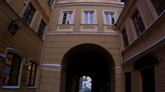 Winter cityscapes old Europe