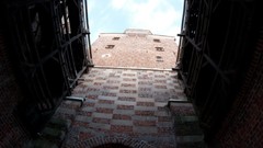 Winter cityscapes old Europe