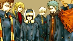 Winter coat scarfs bleach ichimaru gin aizen sousuke tousen 