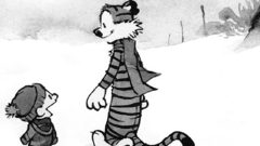 Winter comics Tigers Calvin