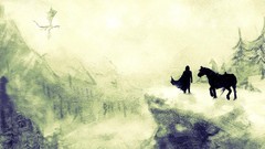 Winter dark death Horses