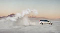 Winter dust cars Ford waves artwork deserts