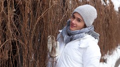 Winter faces brunettes models Met-Art magazine Penelope B