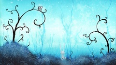 Winter forest cloud there You have