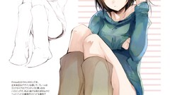 Winter headphones illustrations