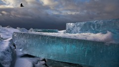 Winter ice HDR Photography