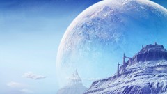 Winter ice planets outer space