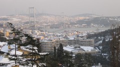 Winter Istanbul cityscapes bosphorus