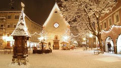 Winter Italy streets hotels cityscapes
