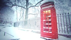 Winter lights London cityscapes