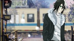 Winter Makoto Shinkai railway green eyes bleach Espada anime 