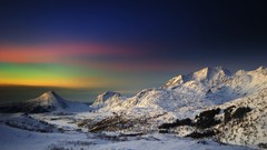 Winter Mountains morning switzerland