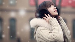 Winter new year fur wool Asia asians Vogue magazine