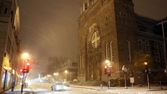 Winter night new year Christmas