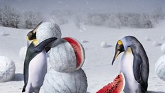 Winter Penguins watermelons