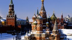 Winter Russia Red Square Destination tourist