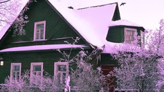 Winter Russia saint petersburg Villages