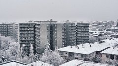 Winter Russia urban