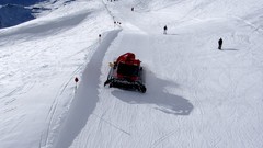 Winter school ski pisten