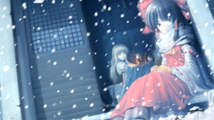 Winter season snow touhou
