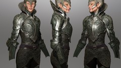 Winter shot paintings Characters armor concept art artwork 