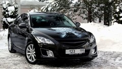 Winter snow black cars