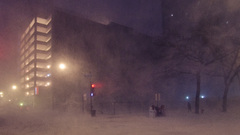 Winter snow cityscapes storm