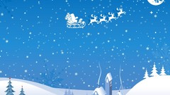 Winter snow moon Christmas