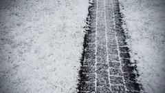 Winter snow paths