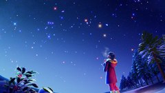 Winter snow Stars artwork