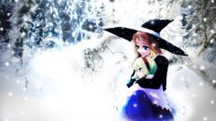 Winter snow touhou kirisame
