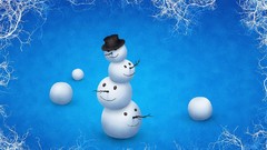 Winter Snowmen vladstudio