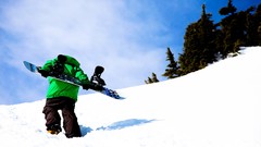 Winter Sports Snowboarding rider