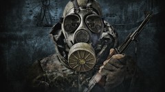 Winter summer War danger weapons Guns helmets gas masks 