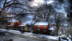 Winter sun HDR Photography