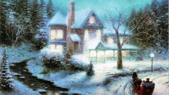 Winter Thomas Kinkade