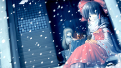 Winter witches hakurei reimu touhou kirisame marisa miko video 