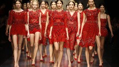 Winter woman blondes brunettes models