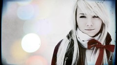 Winter woman blondes Laura Ivana