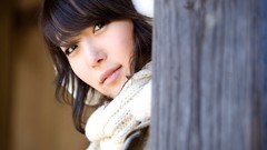 Winter woman China asians models Korean Bang Eun Young