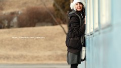 Winter woman China asians models Korean Bang Eun Young